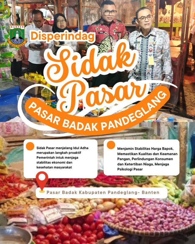 Pemprov Banten Lakukan Pemantauan dan Pendataan Stok Bahan Pokok