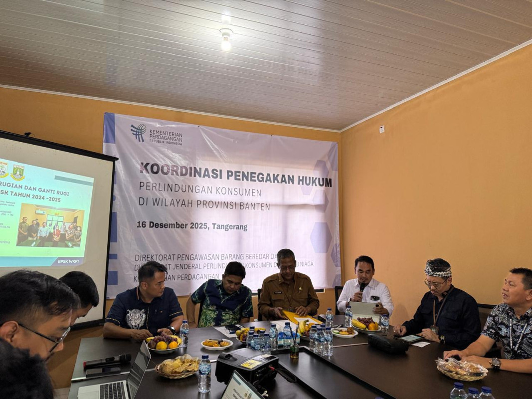 Rapat Koordinasi Penegakan Hukum Perlindungan Konsumen di Provinsi Banten