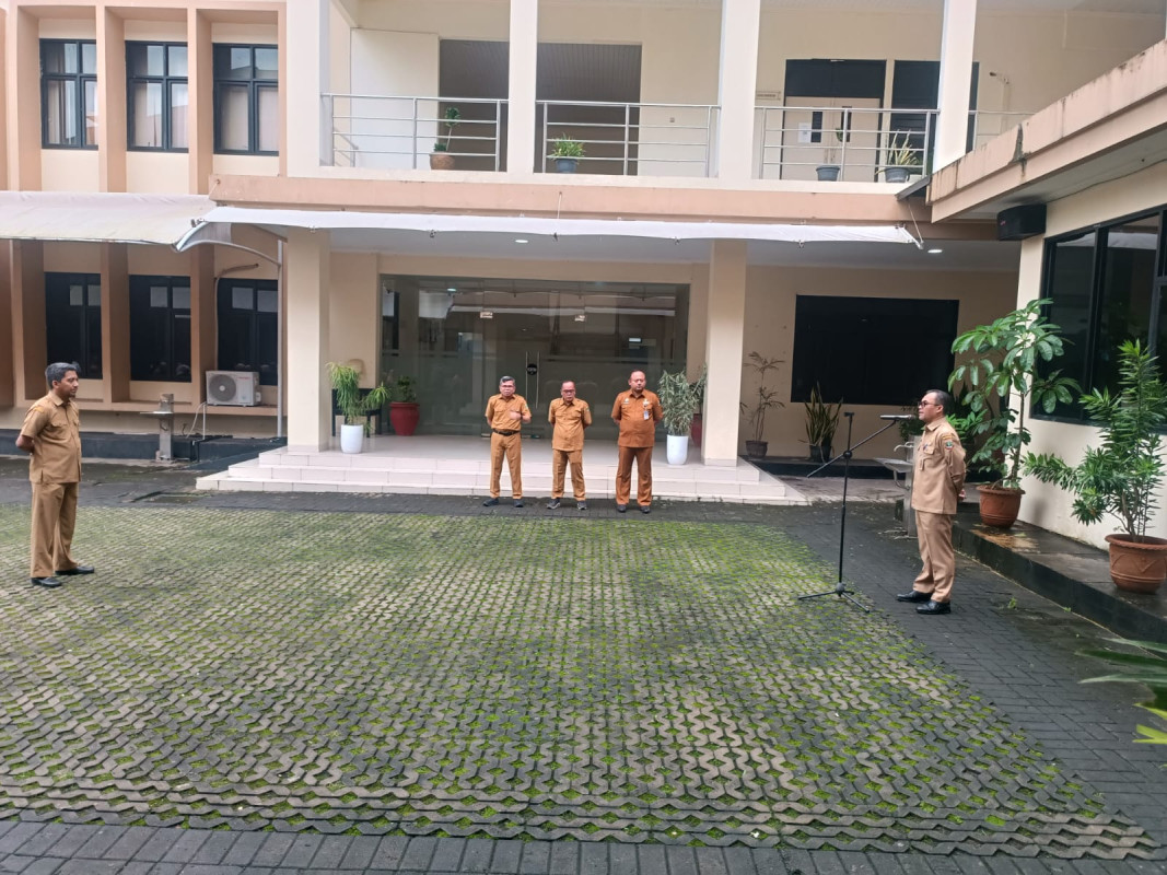 Apel Pagi Disperindag Provinsi Banten Bahas Semangat dalam Melaksanakan Tugas dan Terus Belajar