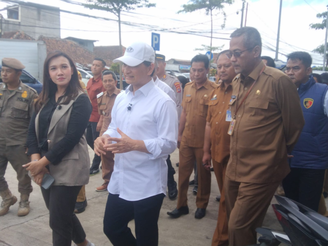 Disperindag Provinsi Banten Lakukan Sidak Pasar Baros Jelang Nataru