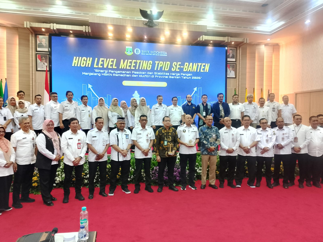 Kepala Disperindag Provinsi Banten Hadiri High Level Meeting TPID se-Banten Jelang Ramadhan dan Idul Fitri 2026