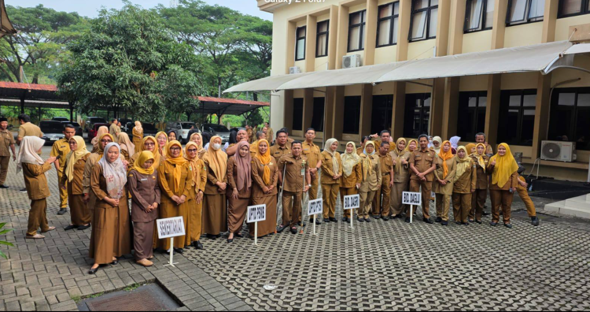 Apel Pagi di Lingkungan Disperindag Provinsi Banten Wujudkan Semangat dan Kerja Sama Dalam Tugas