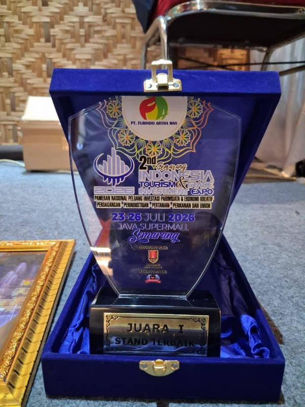 Disperindag Provinsi Banten Raih Stand Terbaik I pada Pameran Nasional Indonesia Tourism & Trade Investment Expo 2026 di Semarang