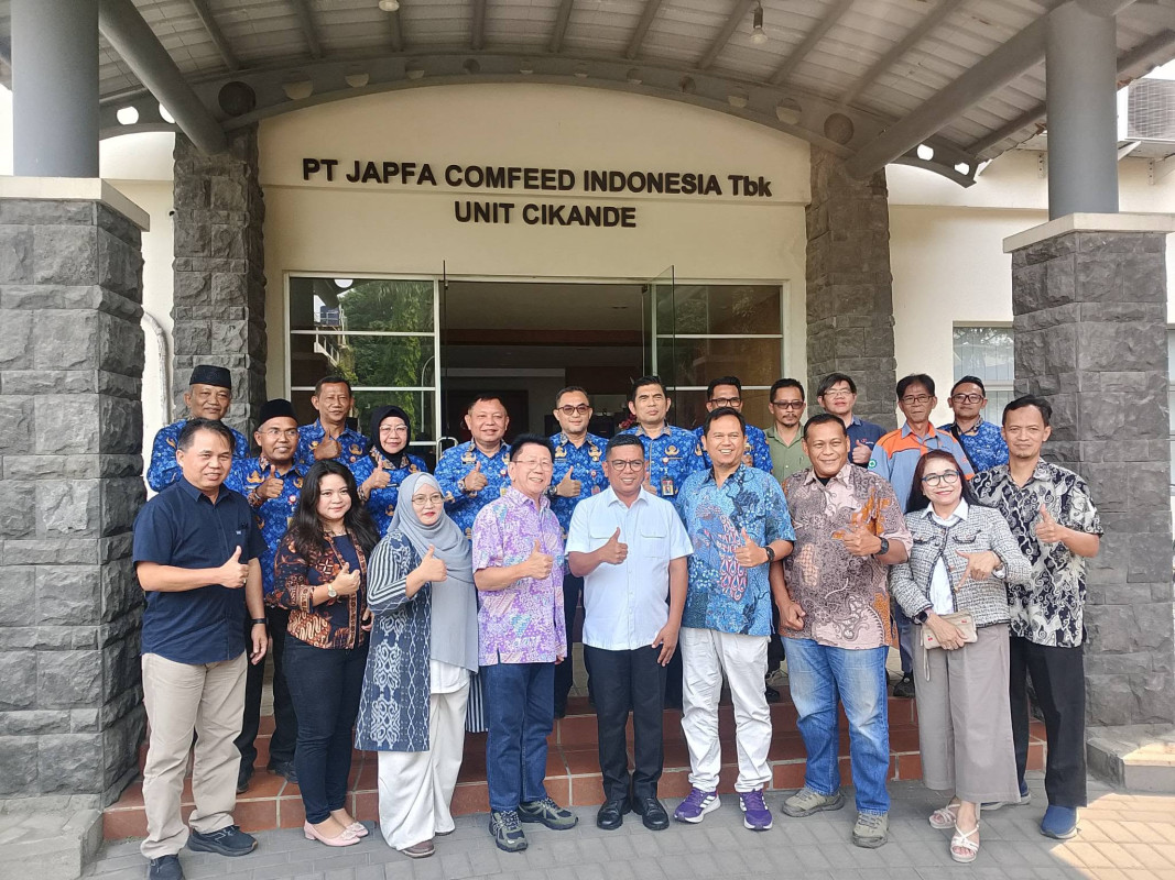 Kepala Disperindag Provinsi Banten Dampingi Gubernur Banten dalam Kunjungan Kerja ke PT Japfa Comfeed Indonesia