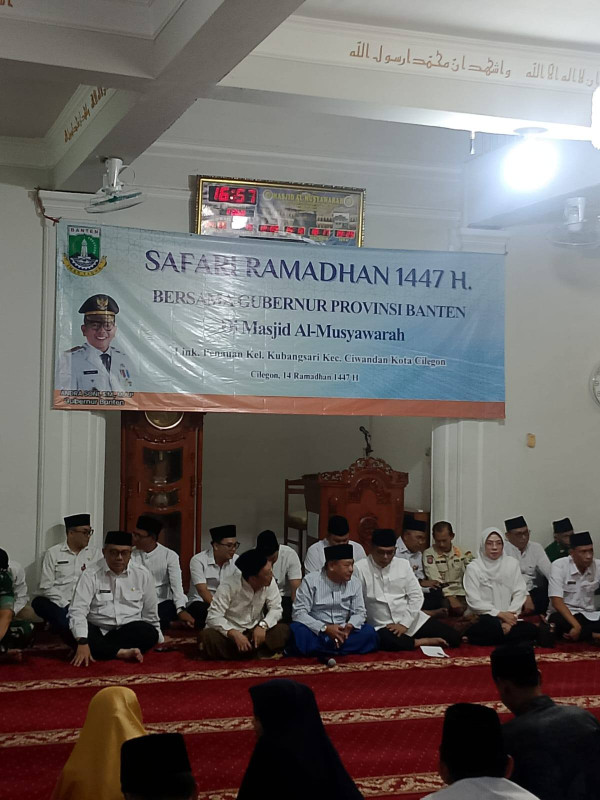 Kepala Disperindag Provinsi Banten Hadiri Rangkaian Kegiatan Safari Ramadhan Bersama Gubernur Banten di Cilegon