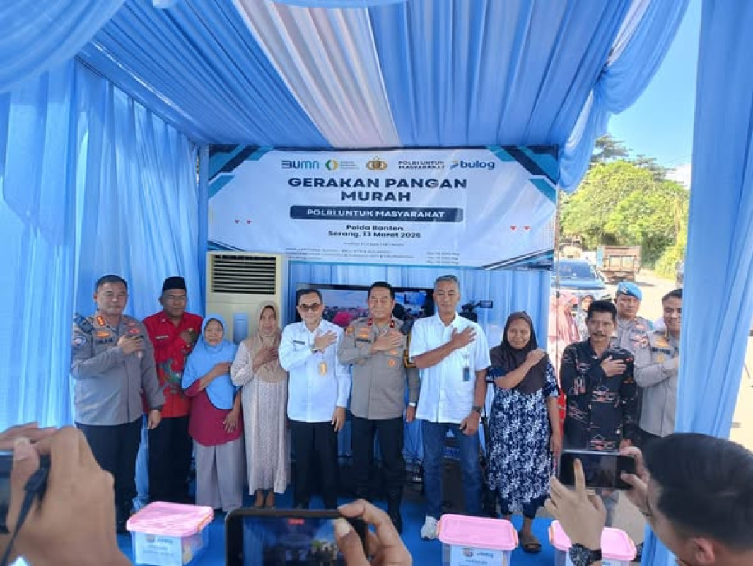 Kepala Disperindag Provinsi Banten Hadiri Rangkaian Gerakan Murah Polri untuk Masyarakat