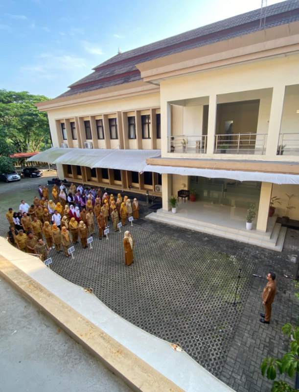 Disperindag Provinsi Banten Gelar Apel Pagi, Tekankan Disiplin dan Pencapaian Target Kinerja